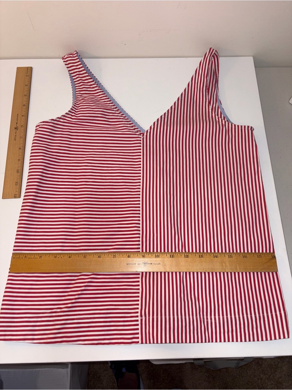 Vineyard Vines Red and White Striped Tank